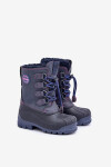 Vysoké Teplé Dětské Sněhule se Stahováním Lee Cooper LCJ-24-44-2843K Modré 29
