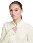 Dámské merino triko s dlouhým rukávem, 1/2 zip ICEBREAKER Wmns 300 MerinoFinePolar LS Half Zip, Undyed velikost: L