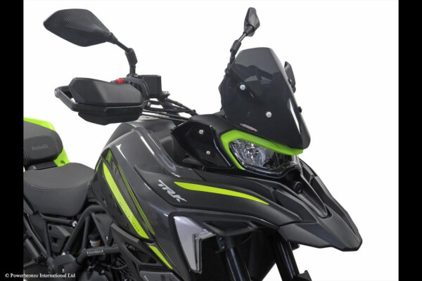 Benelli Trk702 24-26, Trk702X 24-26 Adventure Sports plexi štít Powerbronze 385mm x 315mm - světle zelená