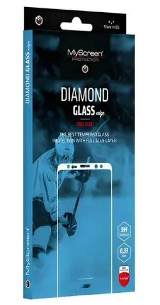 MyScreen Diamond Glass Edge černá / Ochranné sklo / Samsung Galaxy S24 FE / Full Glue / 9H (MD9276TG DEFG BLACK)