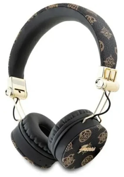 Guess GUBH70EPOSMK Peony Script černá / Sluchátka / On-ear / Bluetooth / ENC (GUBH70EPOSMK)