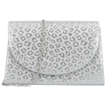 Módní dámské plesové psaníčko Michelle Moon Basilie, stříbrné