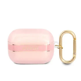 Guess TPU Printed Stripe Pouzdro pro Airpods Pro GUAPHHTSP