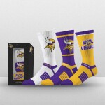 Pánské ponožky Minnesota Vikings NFL Strideline Premium Crew 3er-Pack Box