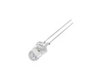 LED dioda bílá 5 mm – Blikající, difuzní