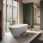 DURAVIT - Wave Vanová baterie do podlahy, matná černá WA5250000046