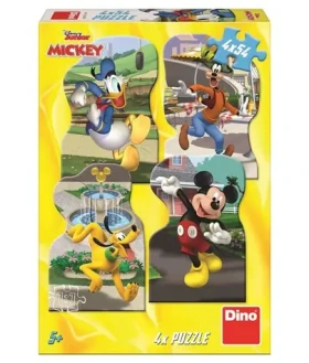 Dino Mickey ve městě 4 x 54 dílků