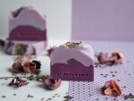 Almara Soap Designové mýdlo Lavender Fields, fialová barva