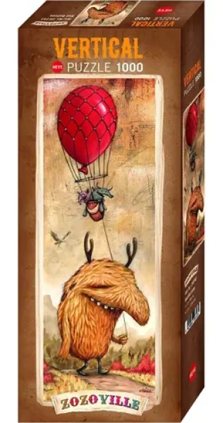 HEYE Vertikální puzzle Zozoville: Červený balón