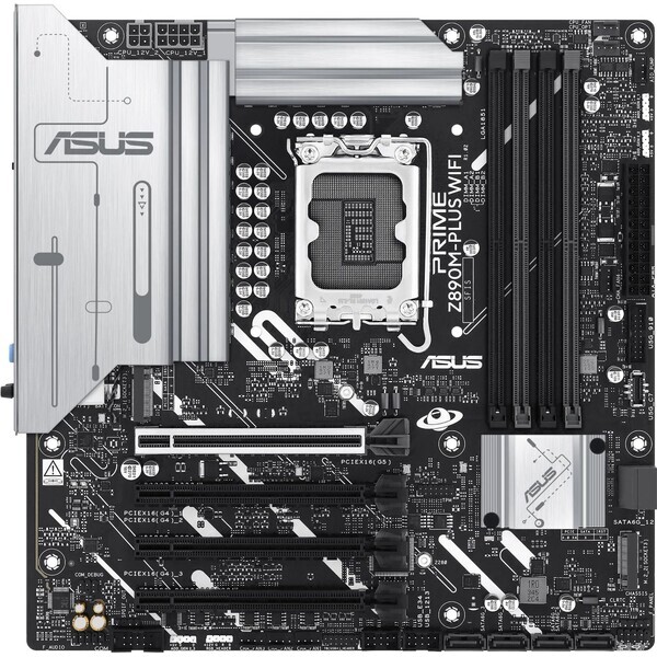 ASUS PRIME Z890M-PLUS WIFI / Z890 / LGA 1851 / 4x DDR5 / PCIex16 / 2.5GLAN / mATX (90MB1J80-M0EAY0)