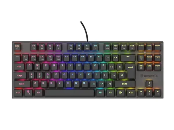 Genesis Thor 303 TKL RGB Outemu Peach Silent černá / herní mechanická klávesnice / USB (NKG-1881)