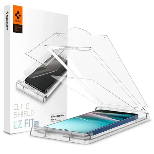 Spigen EliteShield EZ Fit HD ochranná fólie pro Samsung Galaxy S25 Ultra 1ks (AFL09083)
