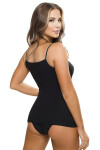 Dámské tílko Rita black plus - EMILI černá 3XL