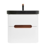 Koupelnová skříňka s umyvadlem a baterií SAT Fusion 57,5x53x45 cm bílá matná mat SATFUSION260WBKMBA SATFUSION260WBKMBA