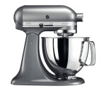 KitchenAid Artisan 5KSM125ECU Kuchyňský robot - 10 rychlostí, planetární systém, celokovová konstrukce, stříbrná