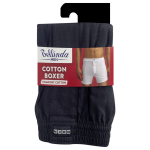 Volné pánské bavlněné boxerky COTTON BOXER - BELLINDA - černá M