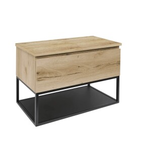 Koupelnová skříňka s krycí deskou SAT B-Way dub mat BWAY80OAKDESK BWAY80OAKDESK