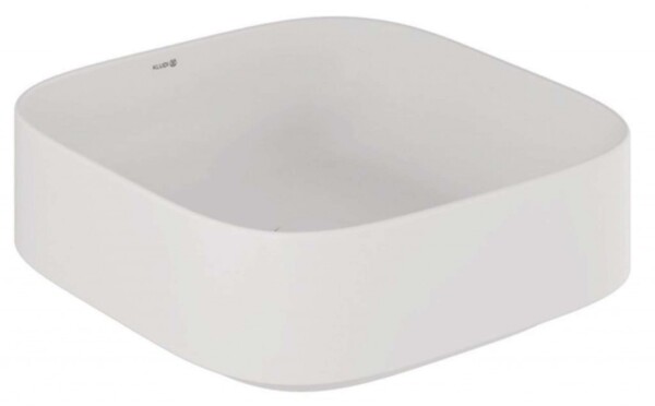 KLUDI - Resa C Umyvadlo na desku, 40x40 cm, matná bílá 58CW3053