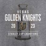 Fanatics Pánské tričko Vegas Golden Knights 2023 Stanley Cup Champions Shootout Tri-Blend Velikost: