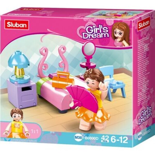 Sluban Girls Dream M38-B0800D Ložnice