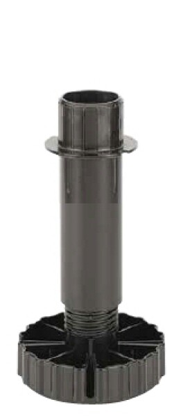 HETTICH 61852 noha Korrekt, 130 mm, černá (105994)