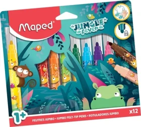 MAPED Fixy Jungle Fever Jumbo 12 ks (846900)