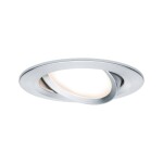 Paulmann 92907 Whirl LED vestavné svítidlo, LED, pevně vestavěné LED, 4.9 W, hliník (kartáčovaný), saténová, sada 3 ks