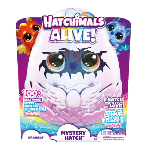 Hatchimals Líhnoucí se interaktivní zvířátko Dráček