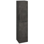 Dřevojas - Vysoká skříň s košem na prádlo DOS SVD2K 35 - D16 Beton tmavý / Úchytka T07 / D16 Beton tmavý / Pravé 210625IP
