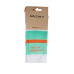 Ponožky FORCE STRIPE dlouhé, bílé (barva bílá, velikost S/M)