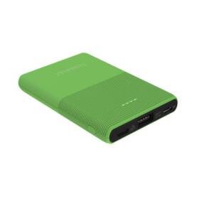 TERRATEC Powebank P50 zelená / 5000 mAh / 5V / 2.1A / 1x Micro-USB (vstup) / 1x USB-C / 1x USB-A (282273-T)