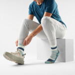 Dámské merino turistické ponožky SMARTWOOL Women's Hike Full Cushion Saturnsphere C, Frosty Green velikost: 34-37 (S)