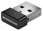 3Dconnexion Universal Receiver 3DX-700069 / USB přijímač / 2,4 GHz / až 5 zařízení (3DX-700069)