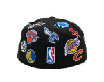 Pánská kšiltovka NBA Logo NEW ERA 5950 All over černá Velikost: 7 1/4