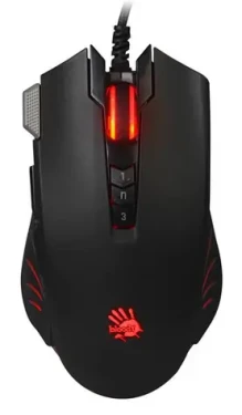 A4tech BLOODY V9M Černá / Herní optická myš / 4000 DPI / USB / RGB podsvícení (V9M)