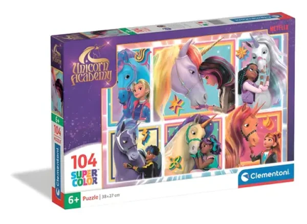 CLEMENTONI Puzzle Jednorožčí akademie 25094