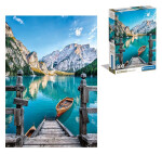 Puzzle Jezero Braies 500 dílků - Clementoni