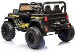 Mamido Dětské elektrické autíčko Jeep Speed černé