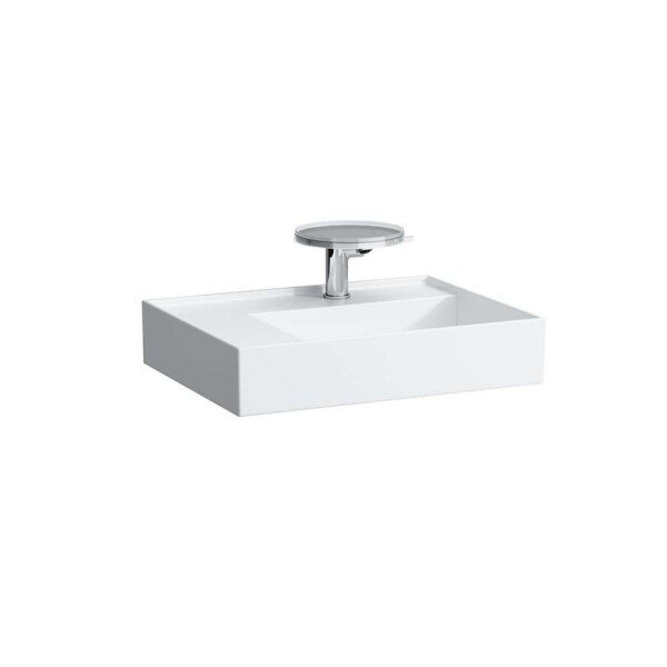 Laufen - Kartell Umyvadlo 60x46 cm, s 1 otvorem pro baterii, SaphirKeramik, bílá H8103350001111