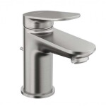 DURAVIT - Wave Umyvadlová baterie s výpustí, kartáčovaný nerez WA1010001070