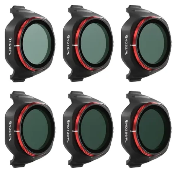 Freewell Bright Day pro DJI Mini 5 Pro / Sada filtrů / 6 ks / ND8/PL–ND256/PL / CNC hliníkový rámeček (FW-MN5-BRG)