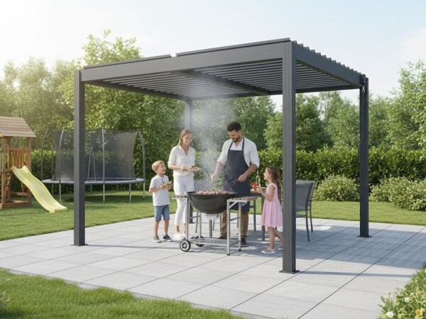 Lanit Plast hliníková bioklimatická pergola Basic 3 x 2,5 m LG4288