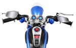Mamido Dětská elektrická motorka Chopper modrá