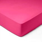 DekorTextil Jersey napínací prostěradlo růžová ROZMĚR: (š/d/v) 140 x 200 x 20 cm