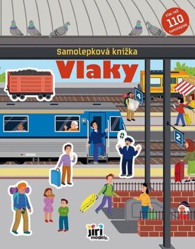Samolepková knižka Vlaky