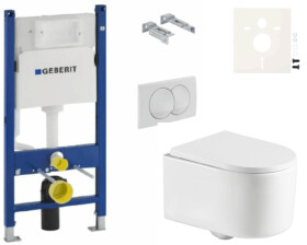 Závěsný WC set Geberit do lehkých stěn / předstěnová SAT SIKOGESTOR72D01 SIKOGESTOR72D01