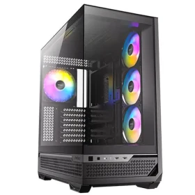 Antec C7 ARGB černá / E-ATX / 2x USB-A / 1x USB-C / 3x 120mm ARGB + 1x 140mm ARGB / bez zdroje / průhledná bočnice (0-761345-10135-6)