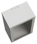 Solarix SENSA-18U-64-11-G / Rozvaděč / Nástěnný / 18U / 400 mm / skleněné dveře / RAL 7035 (83000089L)