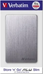 Verbatim Store 'n' Go ALU Slim 1TB šedá / Externí HDD / 2.5/ USB 3.2 / hliník (53662)