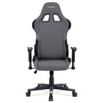 Kancelářská židle, šedá látka, houpací mech., plastový kříž